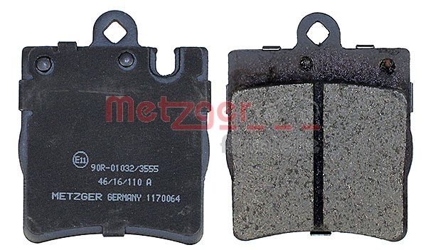 METZGER 1170064 Bremsbelagsatz, Scheibenbremse